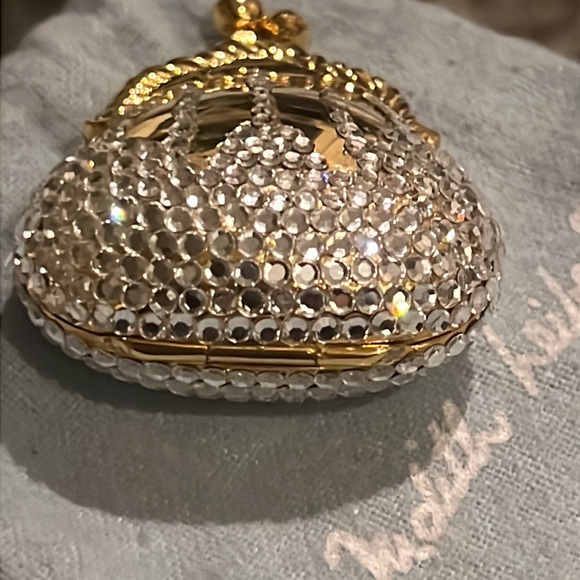 JUDITH LEIBER Swarovski Crystal Mini Purse Pill Case - Picture 10 of 16